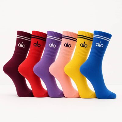 جوراب طرح الو ساق بلند